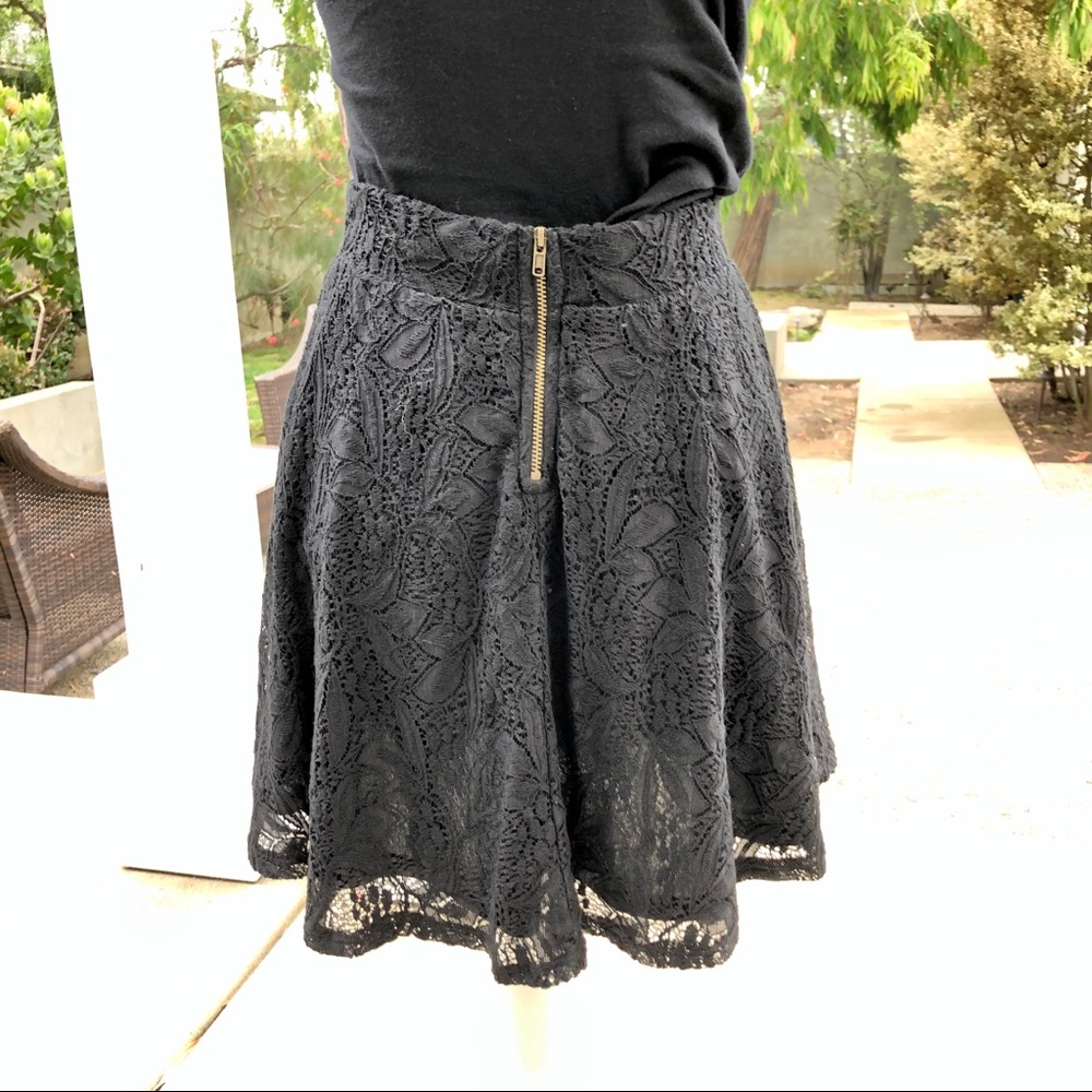 Target xhilaration Black Lace Skater Skirt, size S - Picture 8 of 11